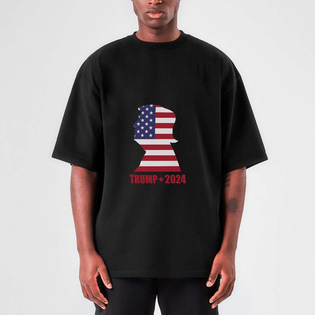 Trump Flag Shirt 2024 Trump American Flag Trending T-shirt