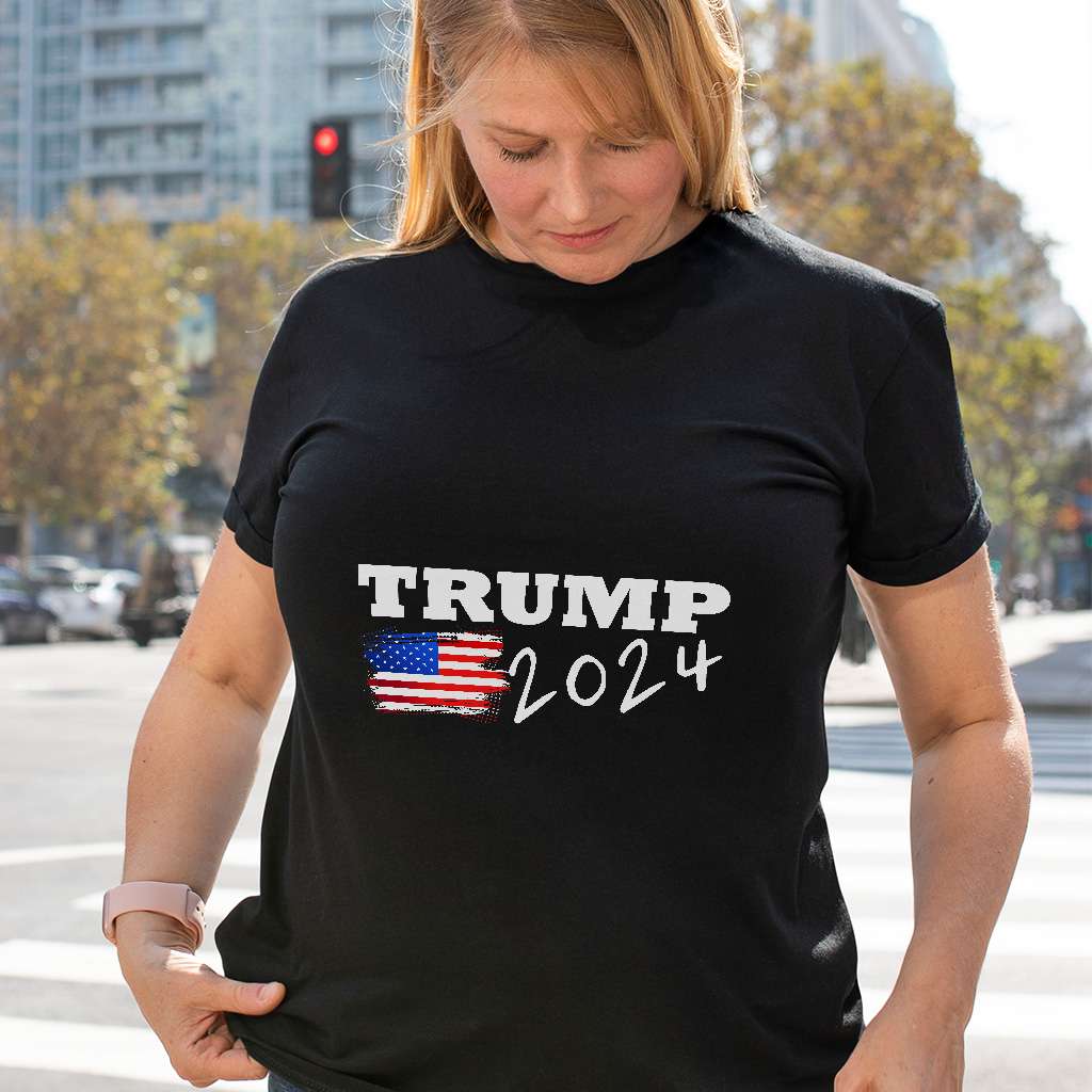 Trump Flag Shirt 2024 Trump Flag Trending T-shirt