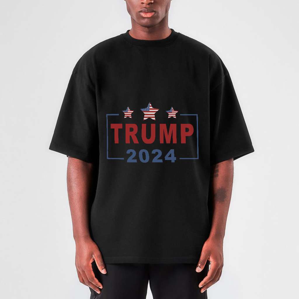 Trump Flag Shirt 2024 Trump Star Trending T-shirt