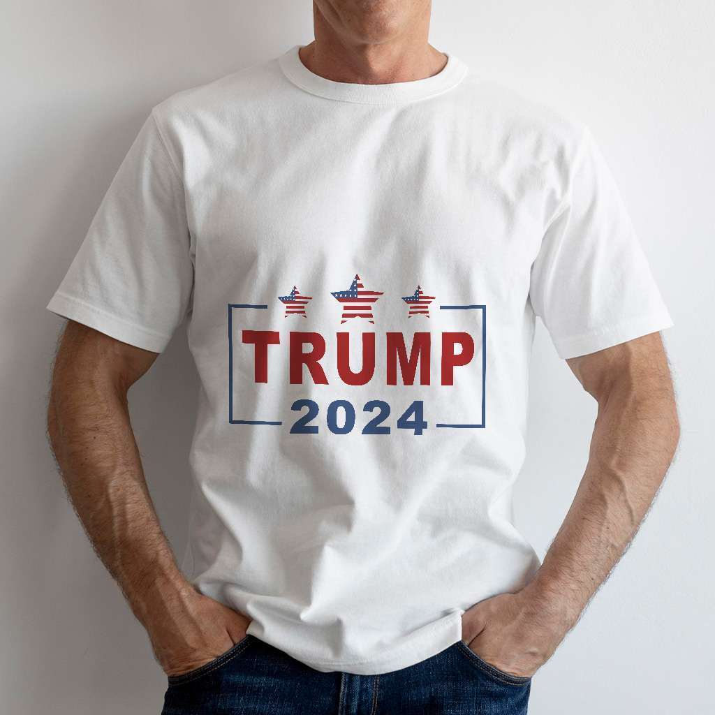 Trump Flag Shirt 2024 Trump Star Trending T-shirt