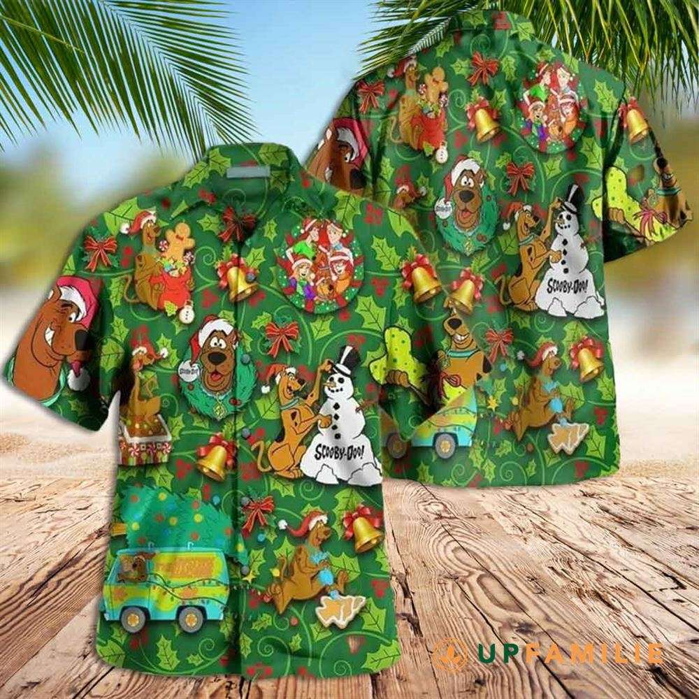 Scooby Doo Hawaiian Shirt Christmas Snowman