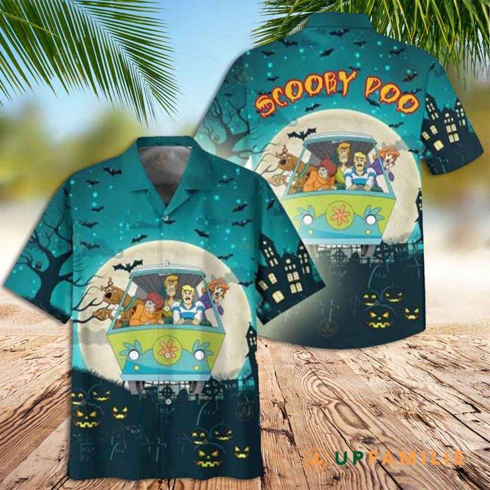 Scooby Doo Hawaiian Shirt Scooby Poo Scary Night