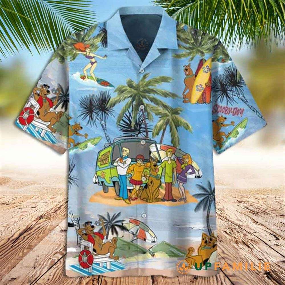 Scooby Doo Hawaiian Shirt Vacation On The Beach