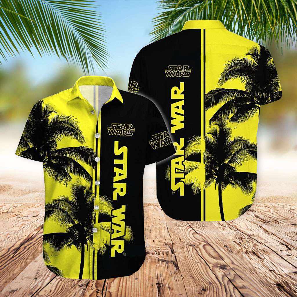 Star Wars Hawaiian Shirt Coconut Trees Hawaiian Shirt