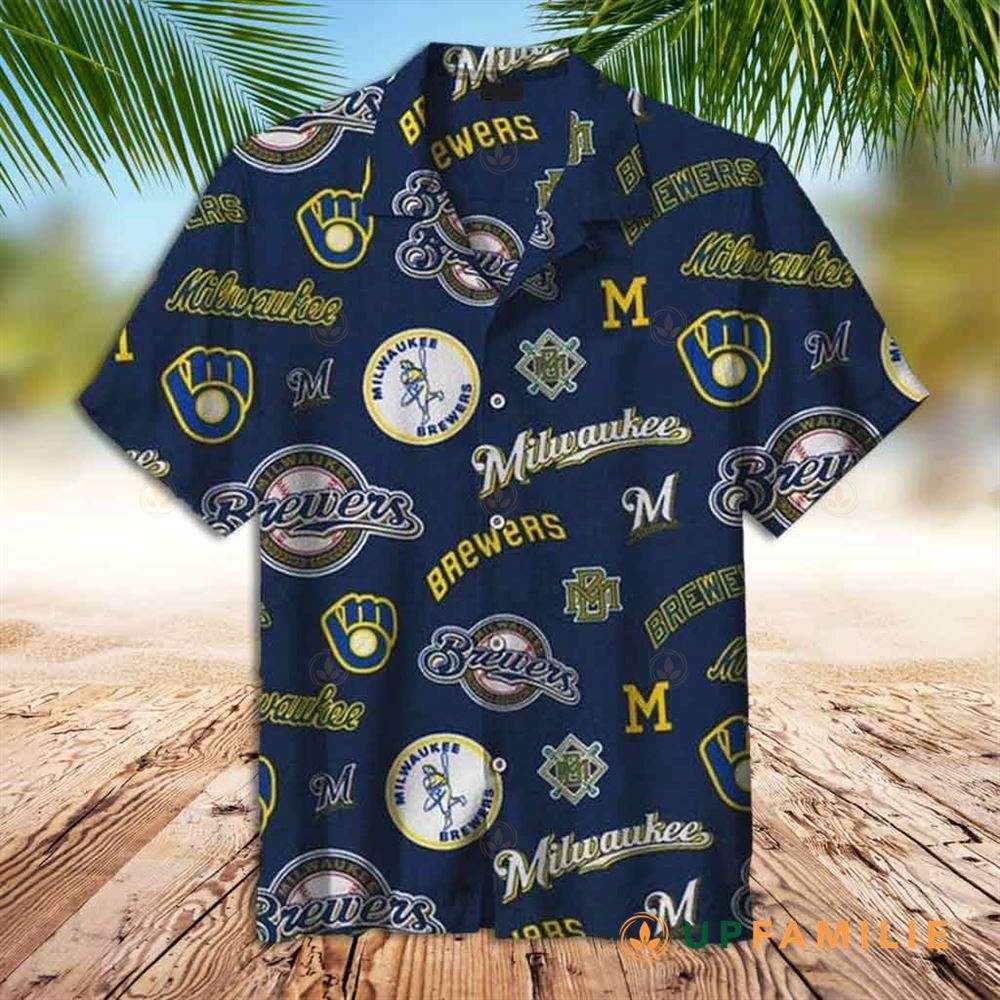 Milwaukee Brewers Hawaiian Shirt Brewers Logo Mlb Best Hawaiian Shirts