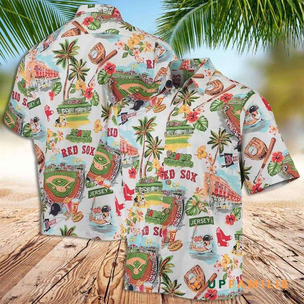 Red Sox Hawaiian Shirt Palm Tree Vintage Best Hawaiian Shirts