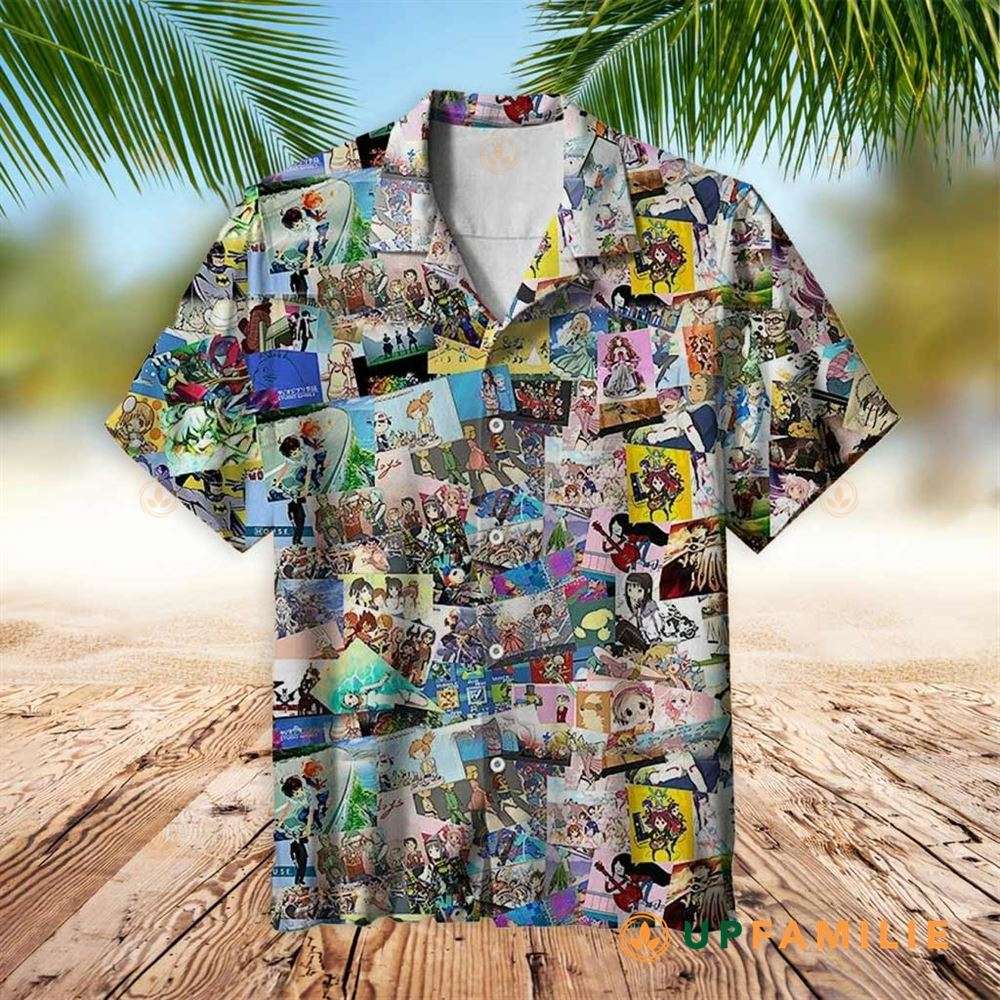 Anime Hawaiian Shirt Anime Stitching Collection Best Hawaiian Shirts