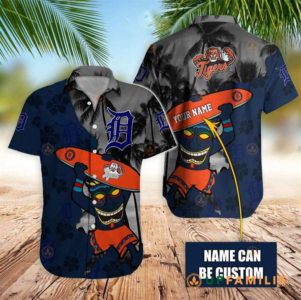 Detroit Tigers Hawaiian Shirt Detroit Tigers Custom Hawaiian Shirts