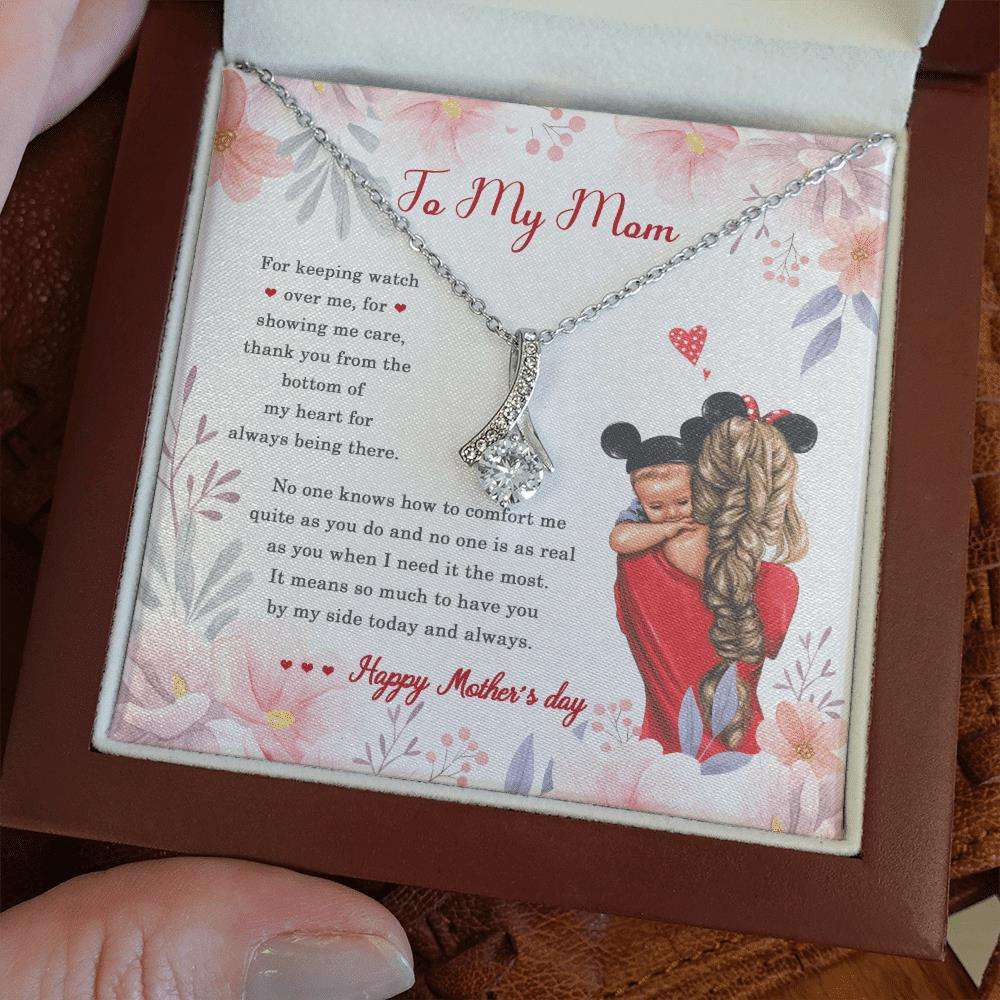 Mother Necklace It Means So Much Happy Mother’s Day Alluring Beauty Necklace