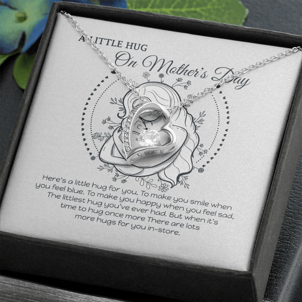 Mom Necklace To Make You Smile When You Feel Blue Forever Love Necklace Mother’s Day Gifts