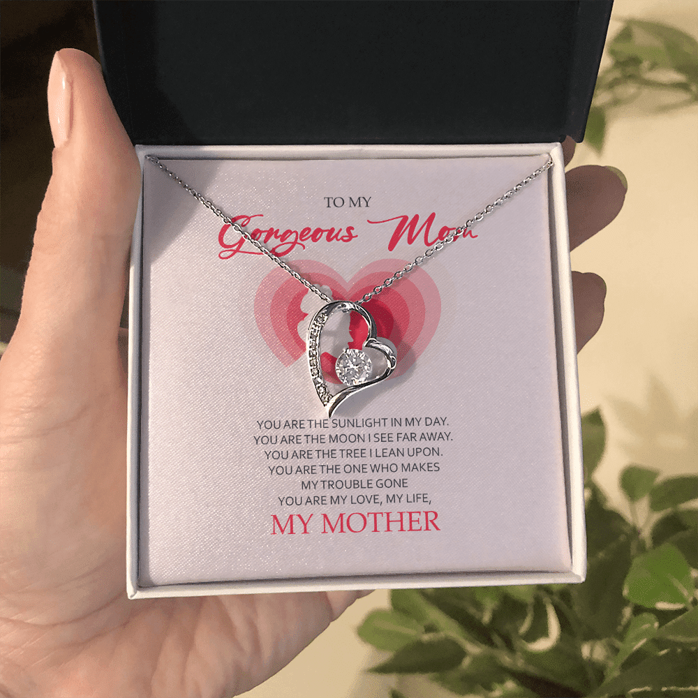 Necklace For Mom To My Gorgeous Mom You Are My Love My Life Forever Love Necklace