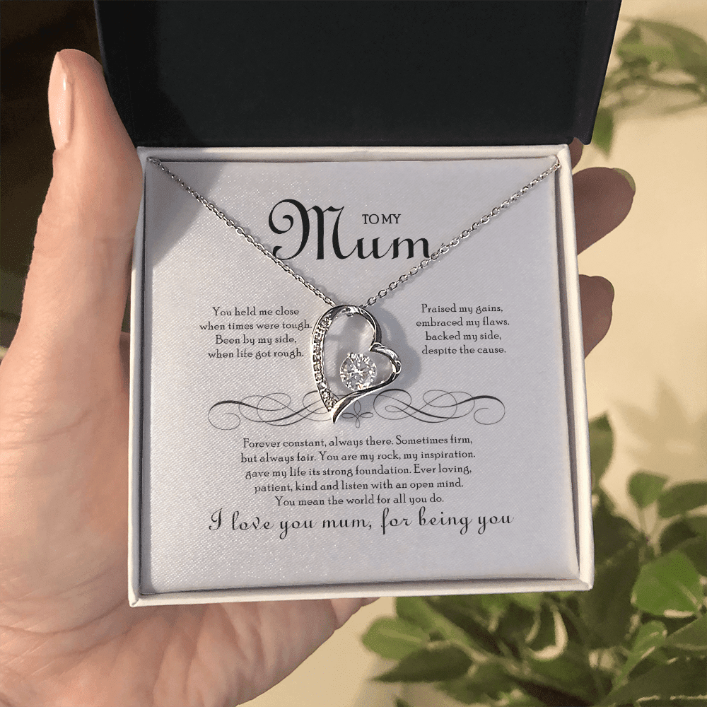 Necklace For Mom I Love You Mum For Being You Forever Love Necklace