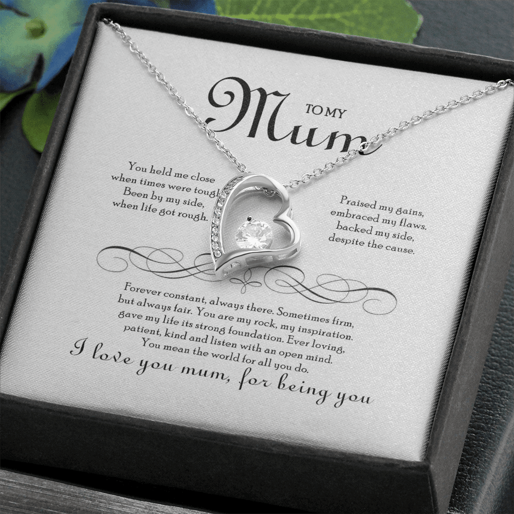 Necklace For Mom I Love You Mum For Being You Forever Love Necklace