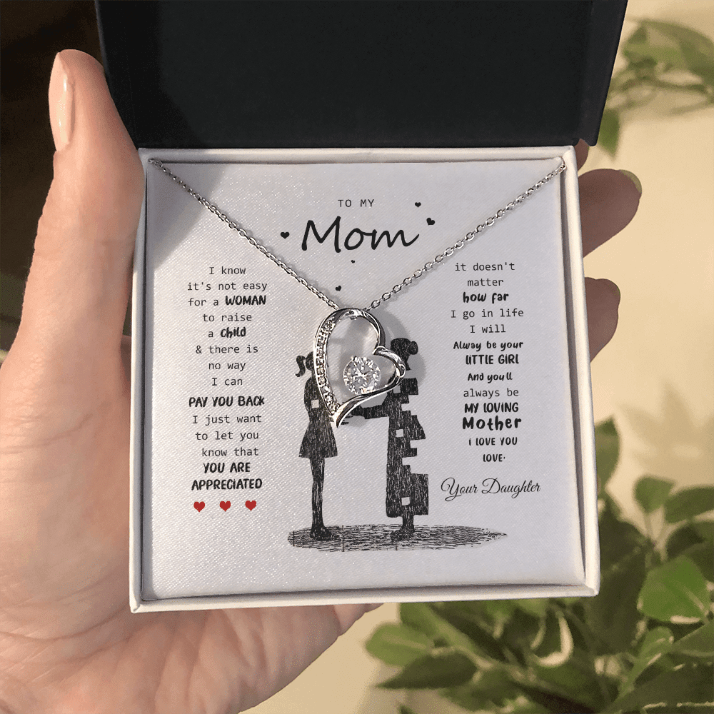 Mom Necklace You Will Always Be My Loving Mother Forever Love Necklace Best Gifts For Mom