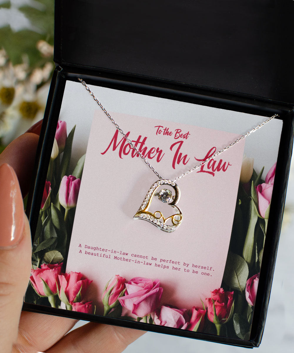 Mother In Law Necklace A Beautiful Mother In Law Helps Her To Be One Love Dancing Necklace