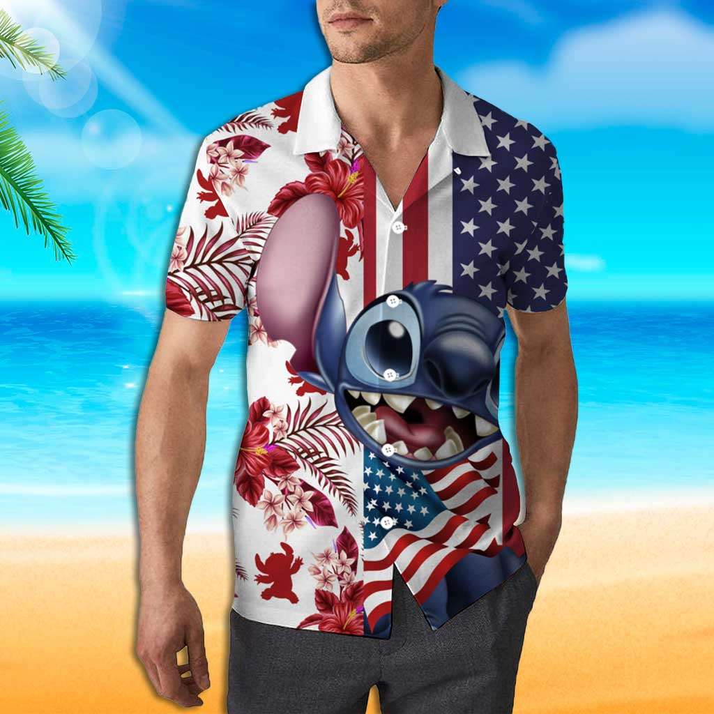 Stitch Hawaiian Shirt American Stitch Hawaiian Shirt