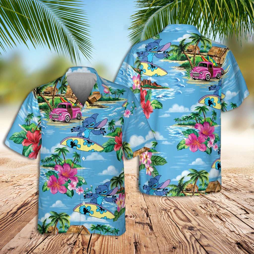 Stitch Hawaiian Shirt Stitch Hawaii Beach Hawaiian Shirt