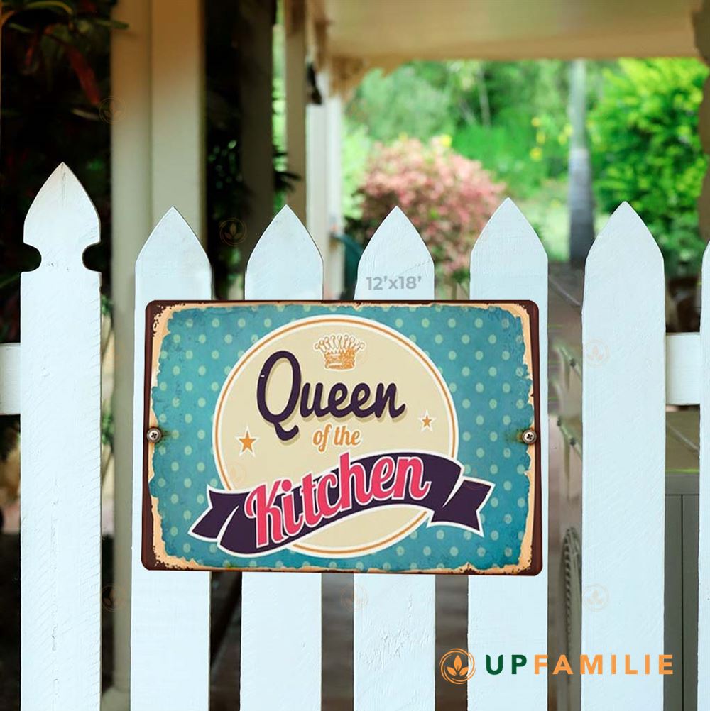 Kitchen Metal Sign Stunning Queen Of The Kitchen Sign