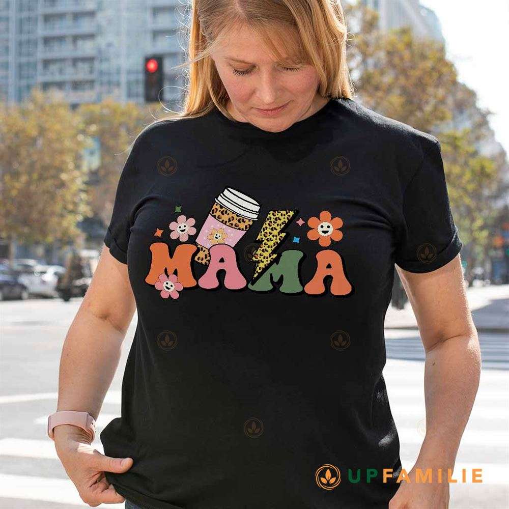 Retro Floral Mama Shirt Mama Need Coffee Trending Shirt Gift For Mom