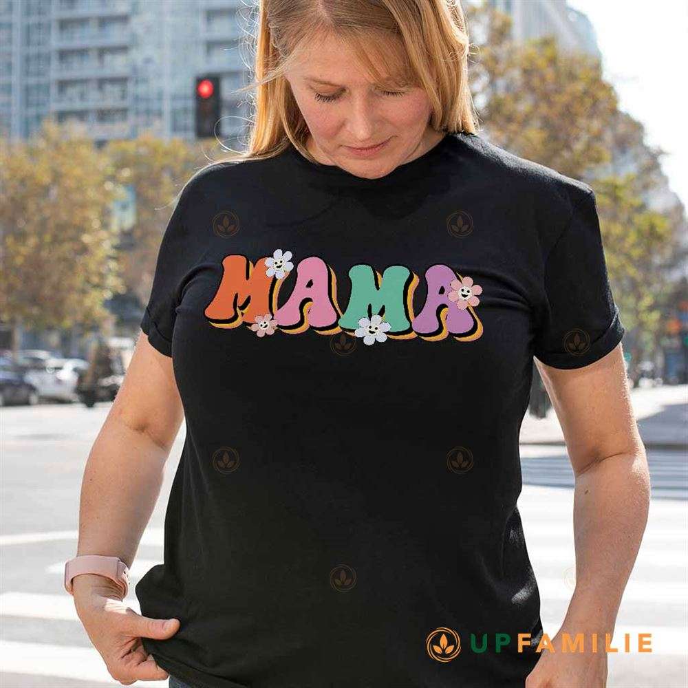 Retro Floral Mama Shirt Amazing Shirt For Mom For Mother’s Day