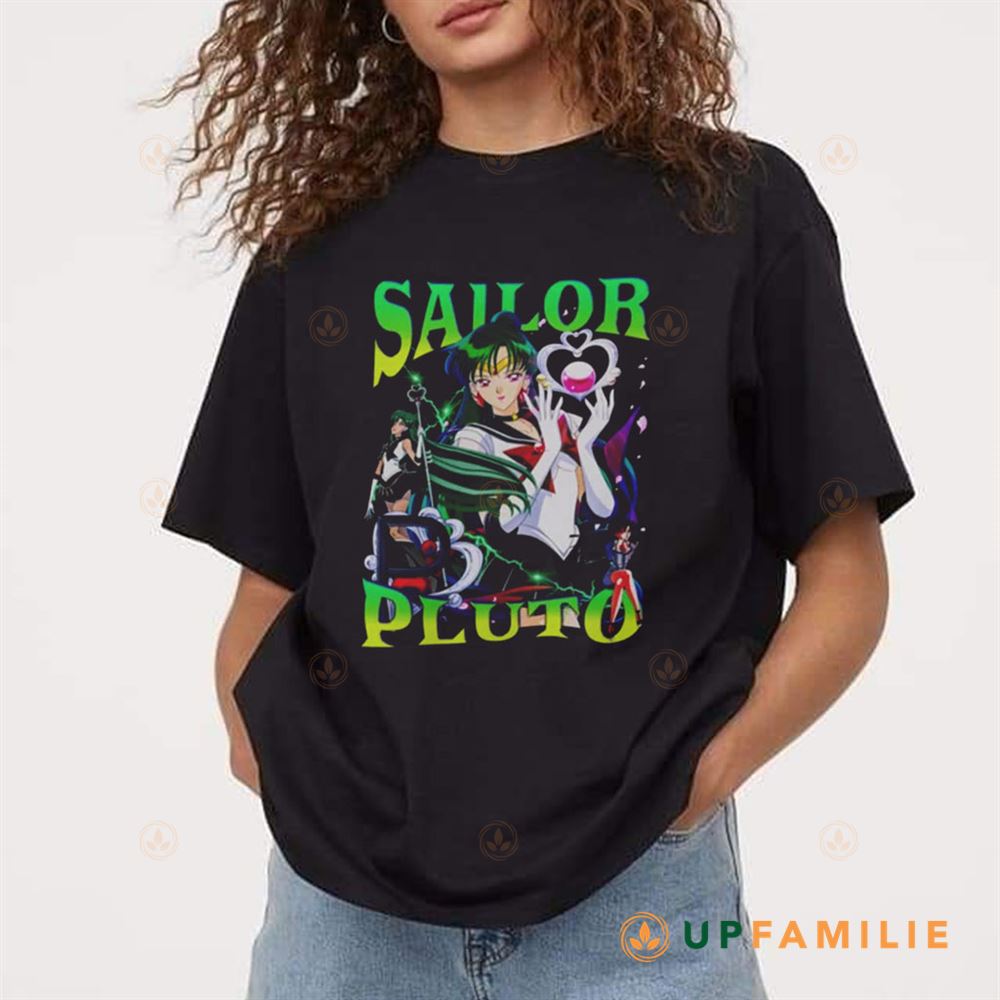 Sailor Moon Tshirt Sailor Pluto Setsuna Meiou Bootleg Sailor Shirt
