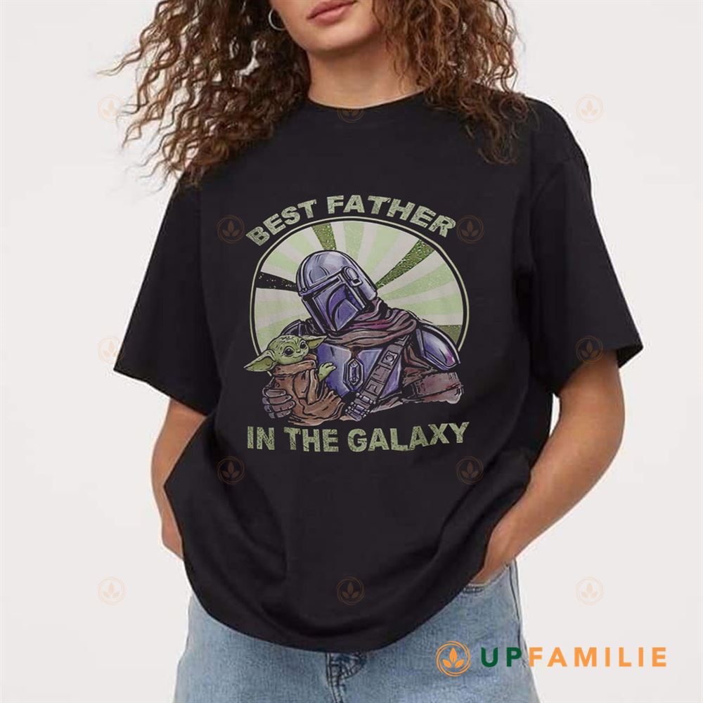 Baby Yoda Tshirt Best Father In The Galaxy Trending Shirt