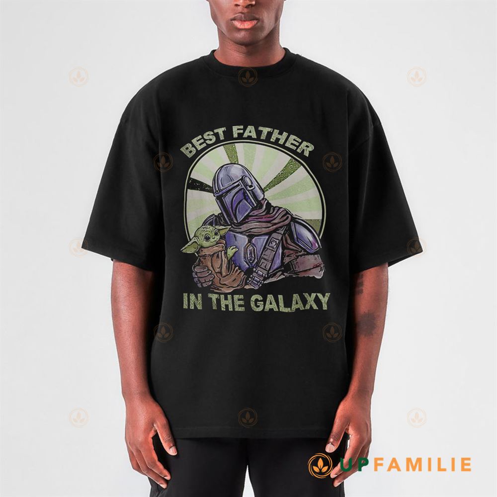 Baby Yoda Tshirt Best Father In The Galaxy Trending Shirt