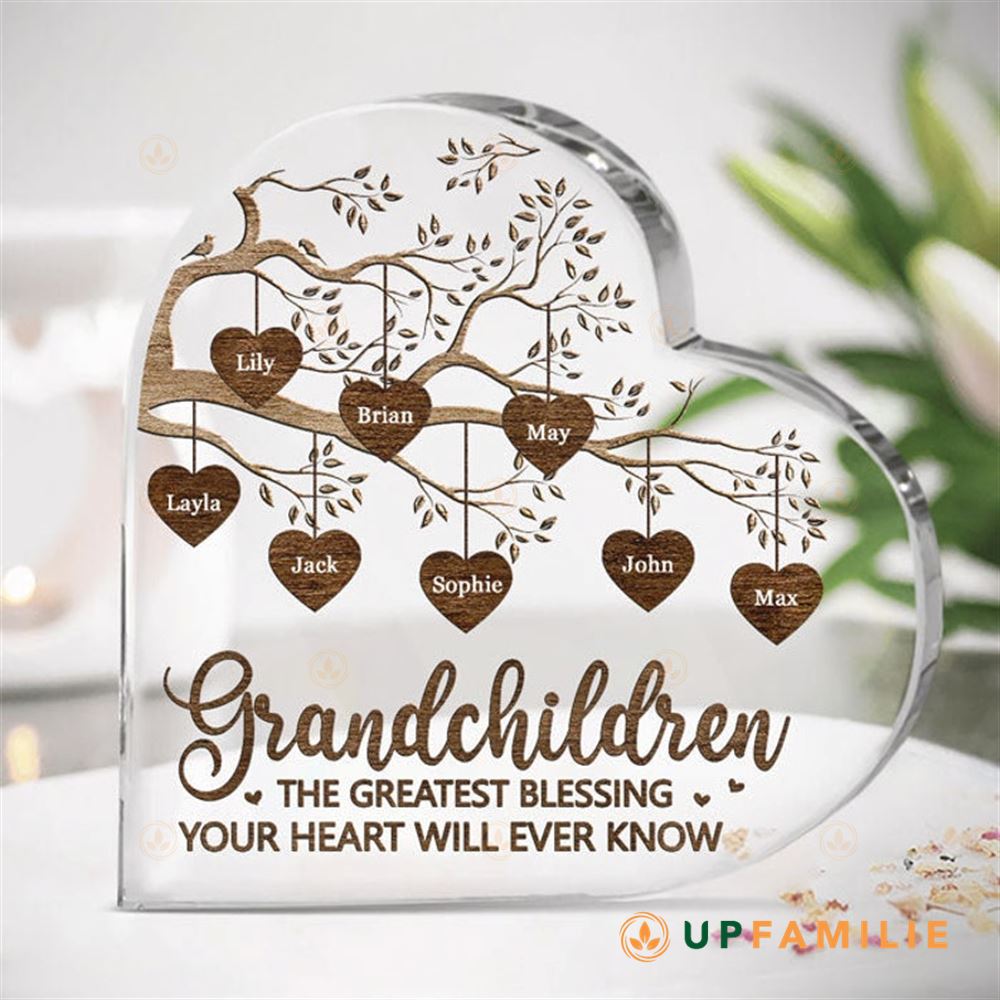 Personalized Acrylic Plaques Grandchildren The Greatest Blessing