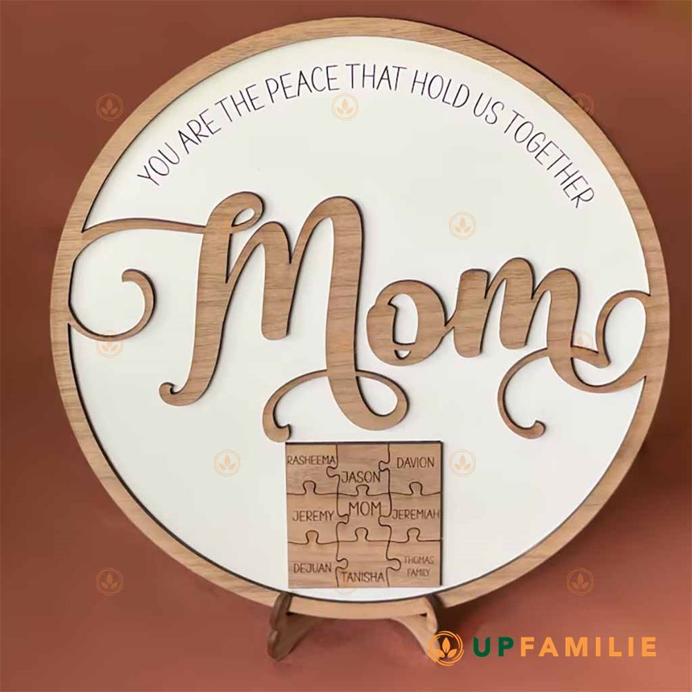 Custom Mom You Are The Piece That Holds Us Together Puzzle Best Gifts For Mom