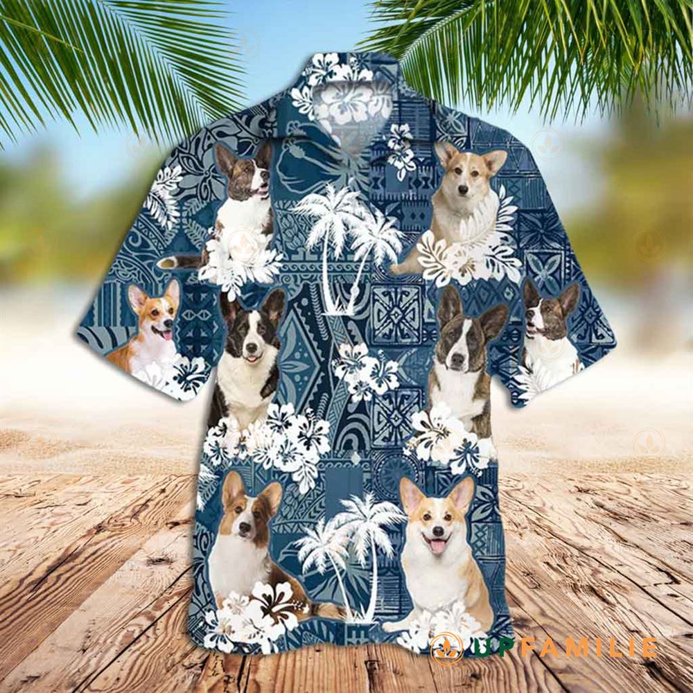 Corgi Hawaiian Shirt Cardigan Welsh Corgi Hawaiian Shirt