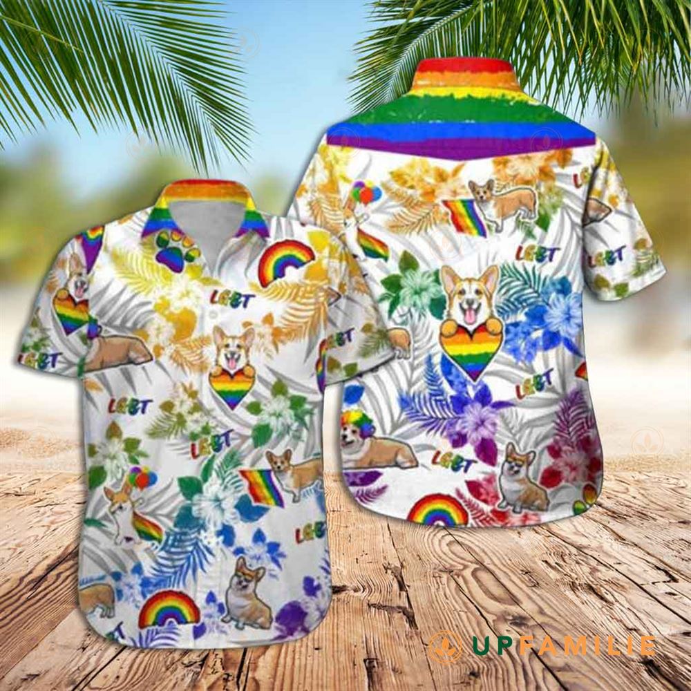 Corgi Hawaiian Shirt Corgi LGBT Best Hawaiian Shirt
