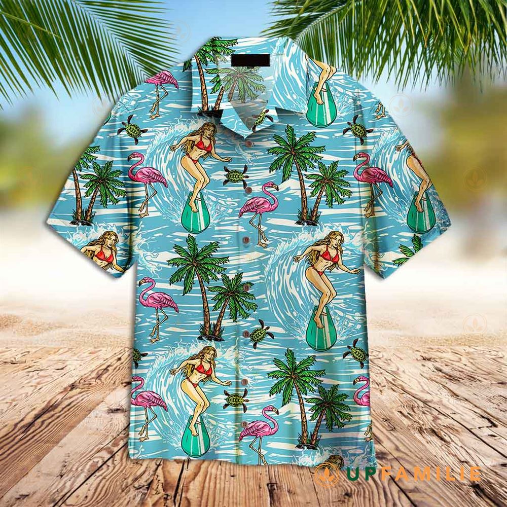 Vintage Hawaiian Shirts Surfing Vintage Hawaiian Shirt