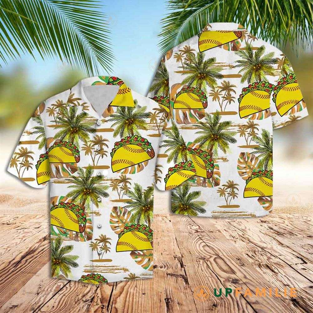 Taco Bell Hawaiian Shirt Softball Tacos Tropical Hawaiian Shirt