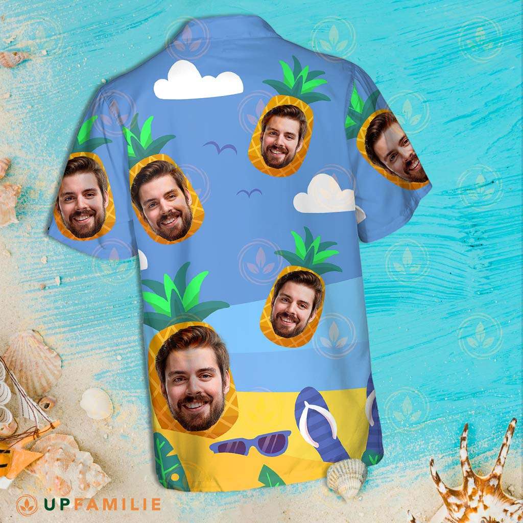 Custom Face Tropical Shirt Pineapple Beach Best Hawaiian Shirts