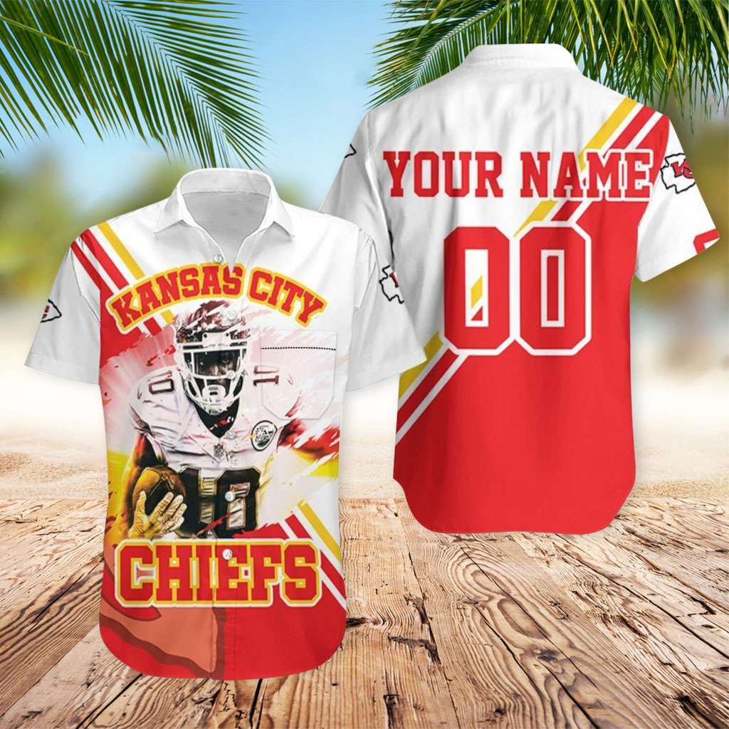 Chiefs Hawaiian Shirt Tyreek Hill 10 Kansas City Chiefs Custom Hawaiian Shirts