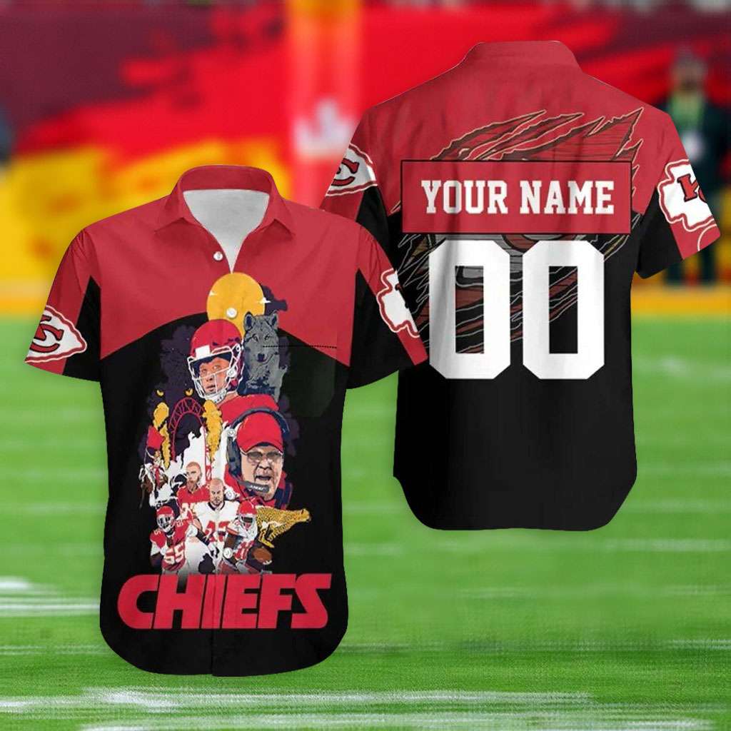 Super Bowl Kansas City Chiefs Hawaiian Shirt Chiefs Custom Hawaiian Shirts