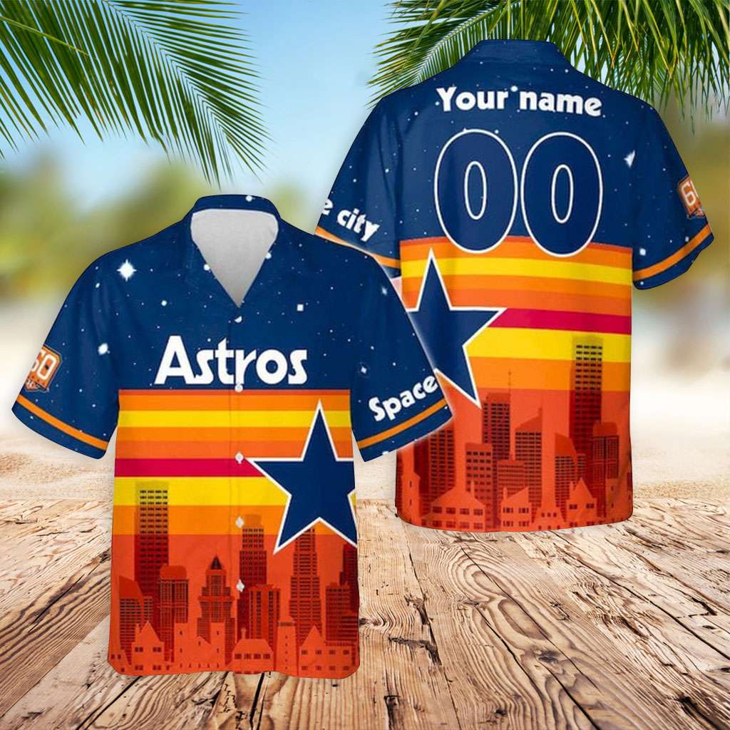 Astros Hawaiian Shirt Houston Astros Space City Custom Hawaiian