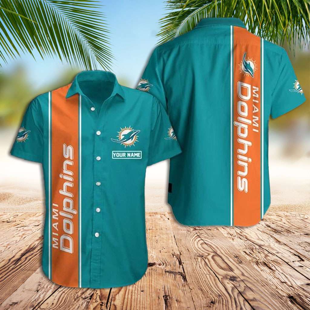 Miami Dolphins Hawaiian Shirt Dolphins Custom Hawaiian Shirts