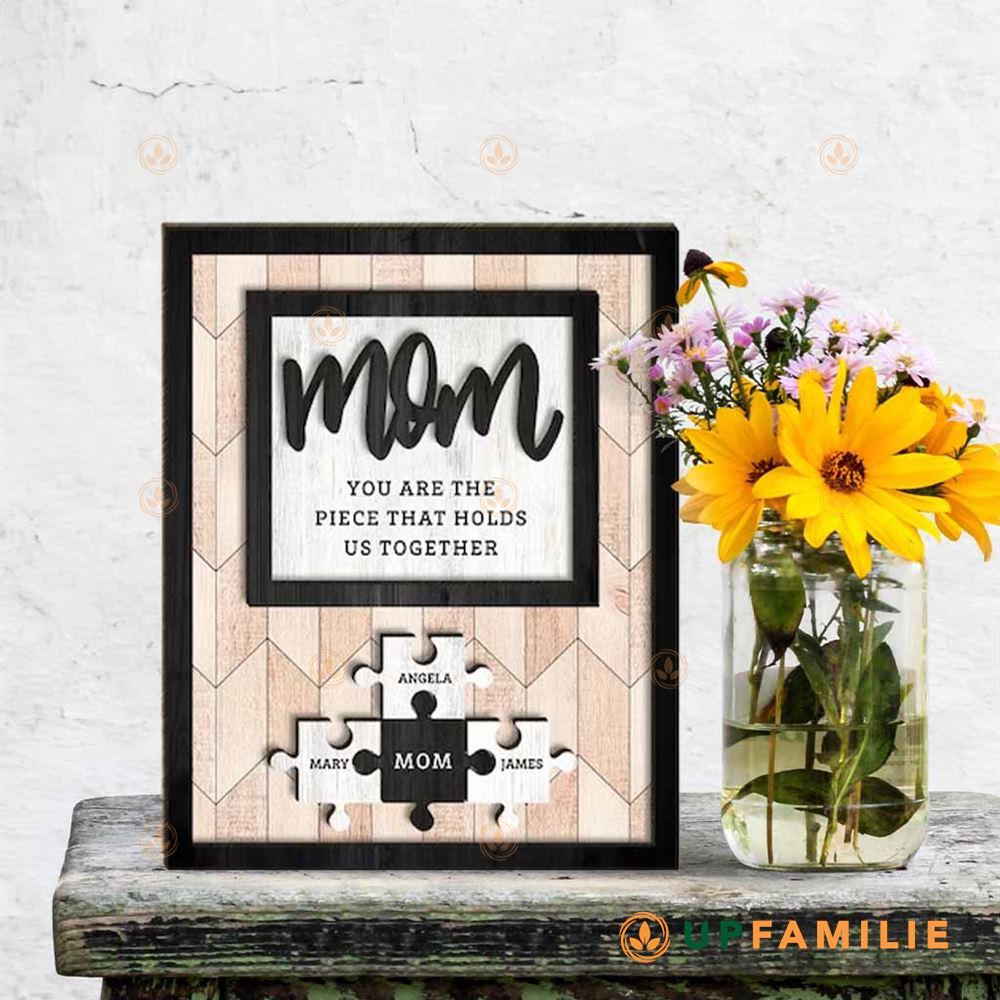 Mom Puzzle Sign Personalized Puzzle Sign
