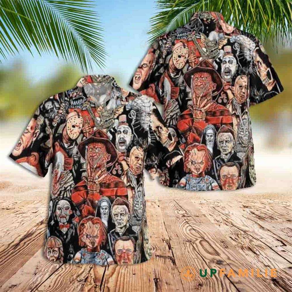 Horror Hawaiian Shirt Horror Characters Best Hawaiian Shirts