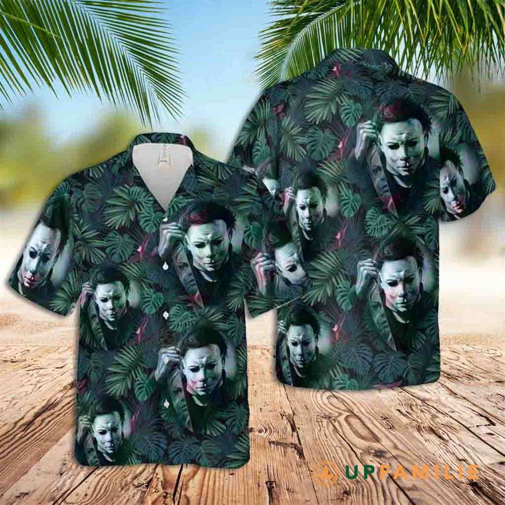 Horror Hawaiian Shirt Michael Myers Tropical Shirt