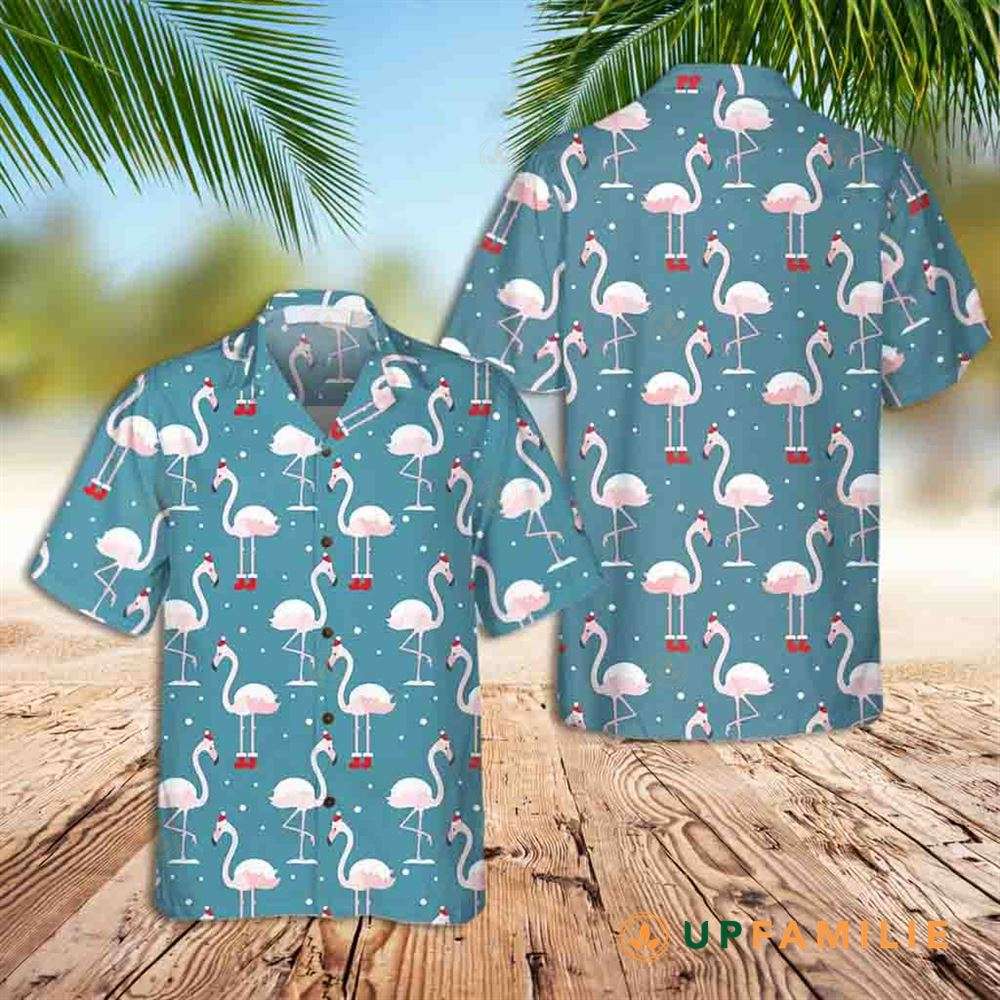 Hawaiian Shirt Flamingo On Christmas Holiday Best Hawaiian Shirts