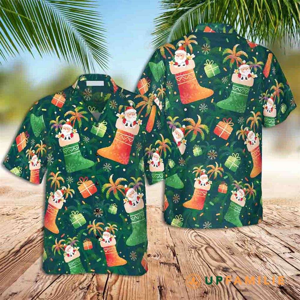 Hawaiian Shirt Hyperfavor Christmas Santa Christmas Socks Best Hawaiian Shirts