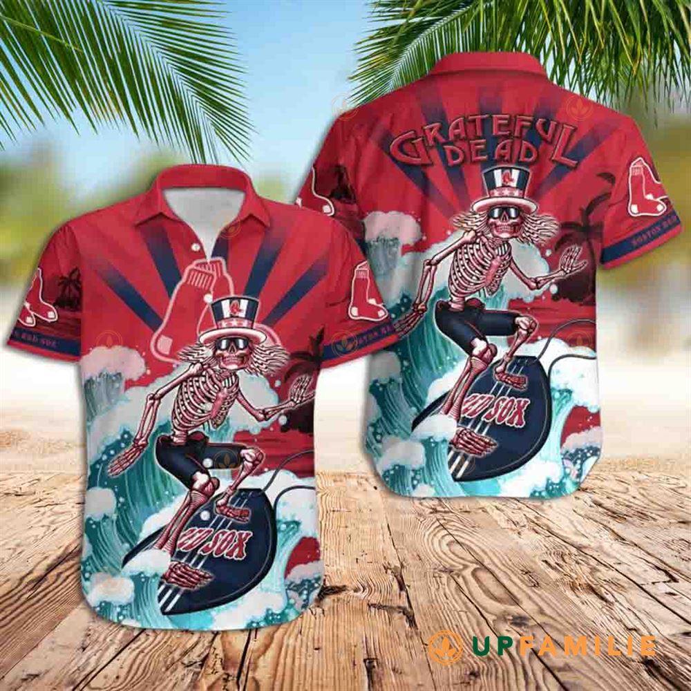 Hawaiian Shirt Boston Red Sox Grateful Dead Best Hawaiian Shirts