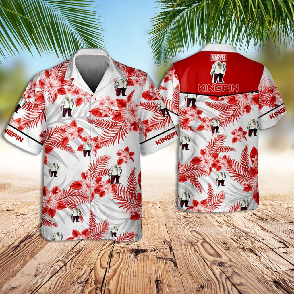 Kingpin Hawaiian Shirt Kingpin Wilson Fisk Hawaiian Shirt