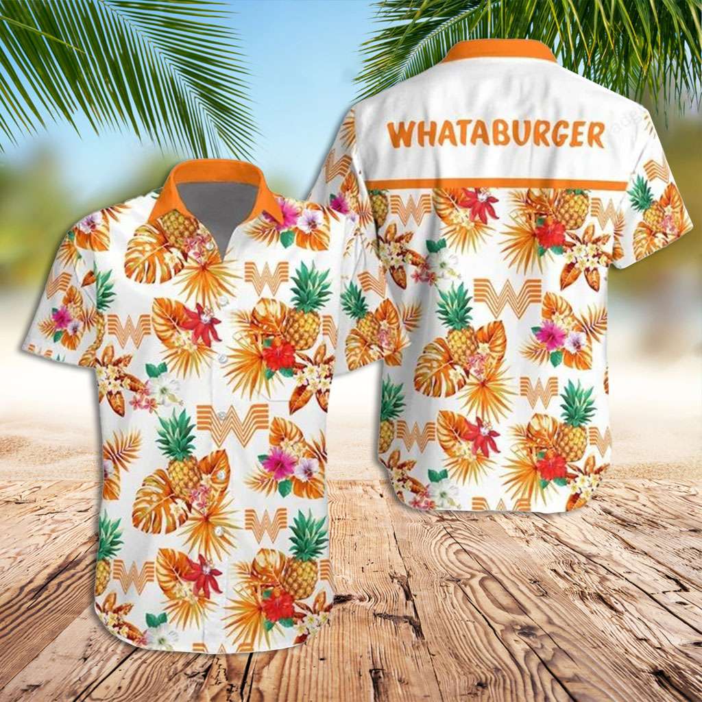 Whataburger Hawaiian Shirt Tropical Hawaiian Shirt