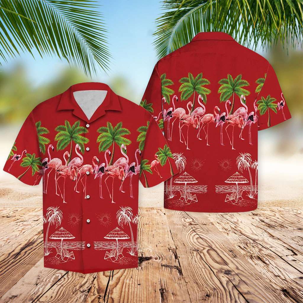 Flamingo Hawaiian Shirt Summer Flamingo Hawaiian Shirt