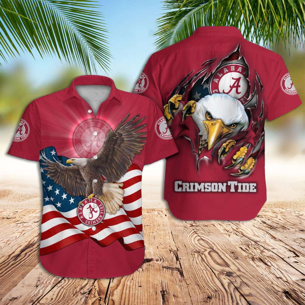Alabama Hawaiian Shirt Crimson Tide Hawaiian Shirt