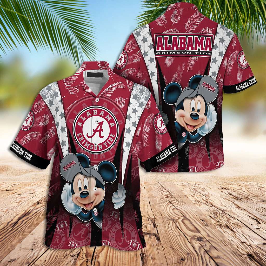 Alabama Hawaiian Shirt Mickey Mouse Hawaiian Shirt