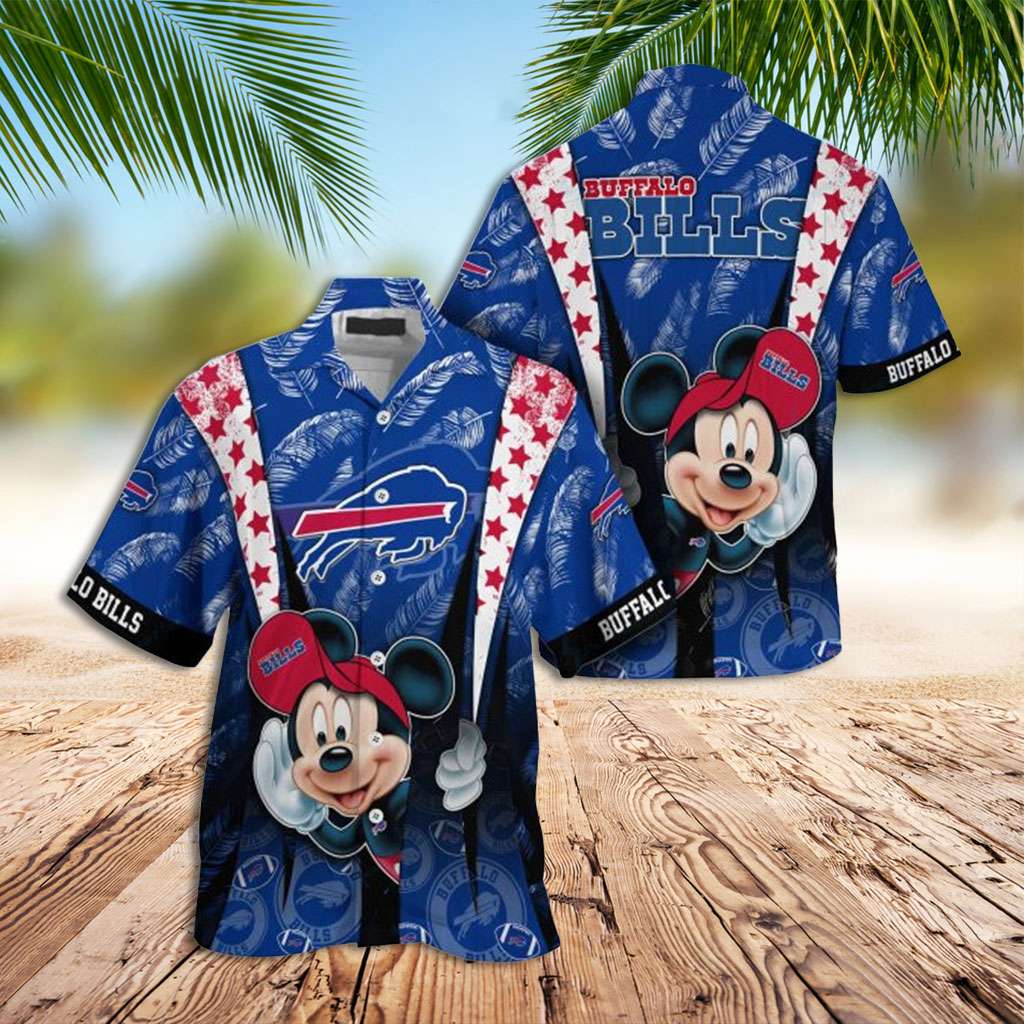 Buffalo Bills Hawaiian Shirt Bills Mickey Mouse Hawaiian Shirt